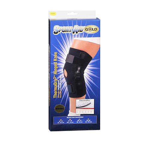 Sport Aid, Sport Aid Gold ThermaDry3 Hinged Knee Large, 1 Each