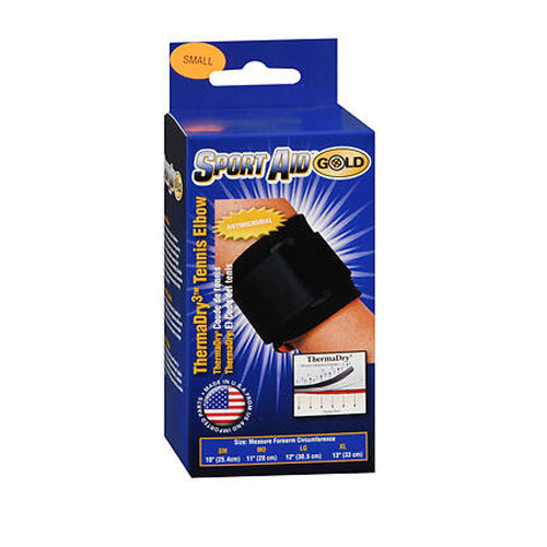 Scott Specialties, Scott Specialties Elbow Tennis Thermadry S-A Gold Small, SMALL 1 each