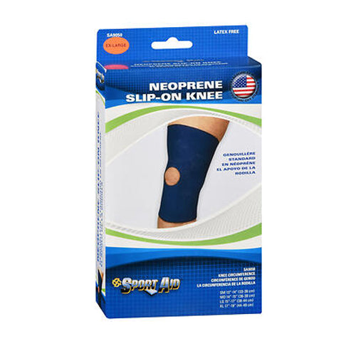 Scott Specialties, Sportaid Knee Sleeve Open Patella, Blue Neoprene X-Large 1 each