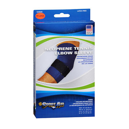 Scott Specialties, Sport Aid Elbow Brace Neoprene Support, Blue X-Large 1 each