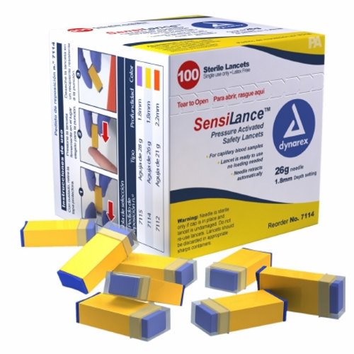 Dynarex, Sterile Lancets, Count of 100