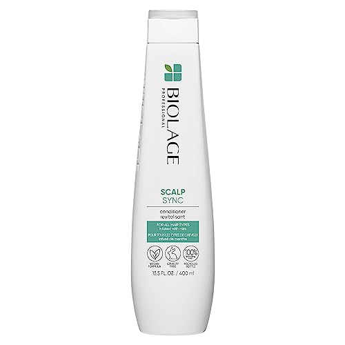Biolage Scalp Sync Conditioner | Weightlessly Soothes & Nourishes To Promote A Healthy-Looking Scalp | Paraben Free | For All Hair Types | Cruelty Free | Vegan | Salon Conditioner | 13.5 Fl. Oz