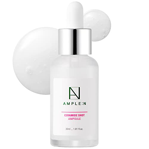 AMPLE:N Ceramide Shot Serum �?Anti Aging and Hydrating Serum with Ceramide for Deep Moisturization �?For Dry & Rough Skin to Reduces Wrinkles & Repairs Skin, 1.01 fl.oz.