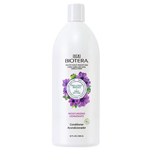 Biotera Moisturizing Conditioner | Hydrates & Moisturizes Dry, Medium, Fine Hair | Microbiome Friendly | Vegan & Cruelty Free | Paraben Free | Color-Safe | 32 Fl Oz