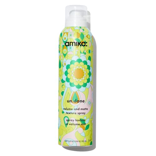 amika un.done volume & matte texture spray, 5.3 OZ (192ml)