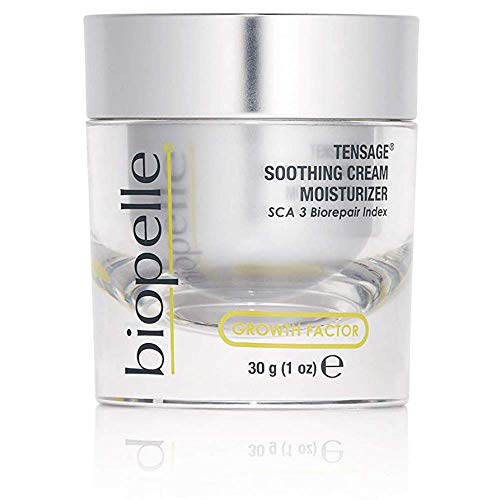 Biopelle Tensage Growth Factor Soothing Cream Face Moisturizer with SCA 3 Biorepair Index, 1 Oz