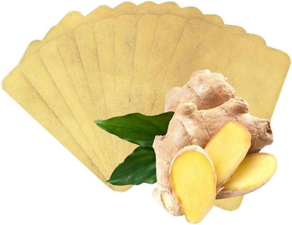 Moxibustion Patch 10pcs Ginger Warmer Stickers Moxa Body Neck Back Pain Plaster Self Heating Winter Mugwort