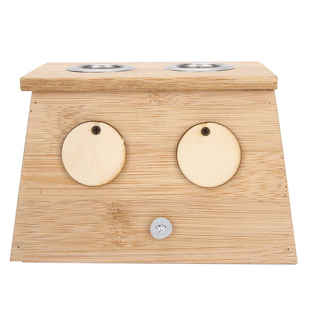 Moxa Sticks Burner Popular Moxibustion Bamboo Box Moxa Roll Stick Holder Case Acupoint Massage Device Tool Moxibustion Heating, 3 Types Moxibustion Box AcupunctureAlternative Medicine(2 Holes)