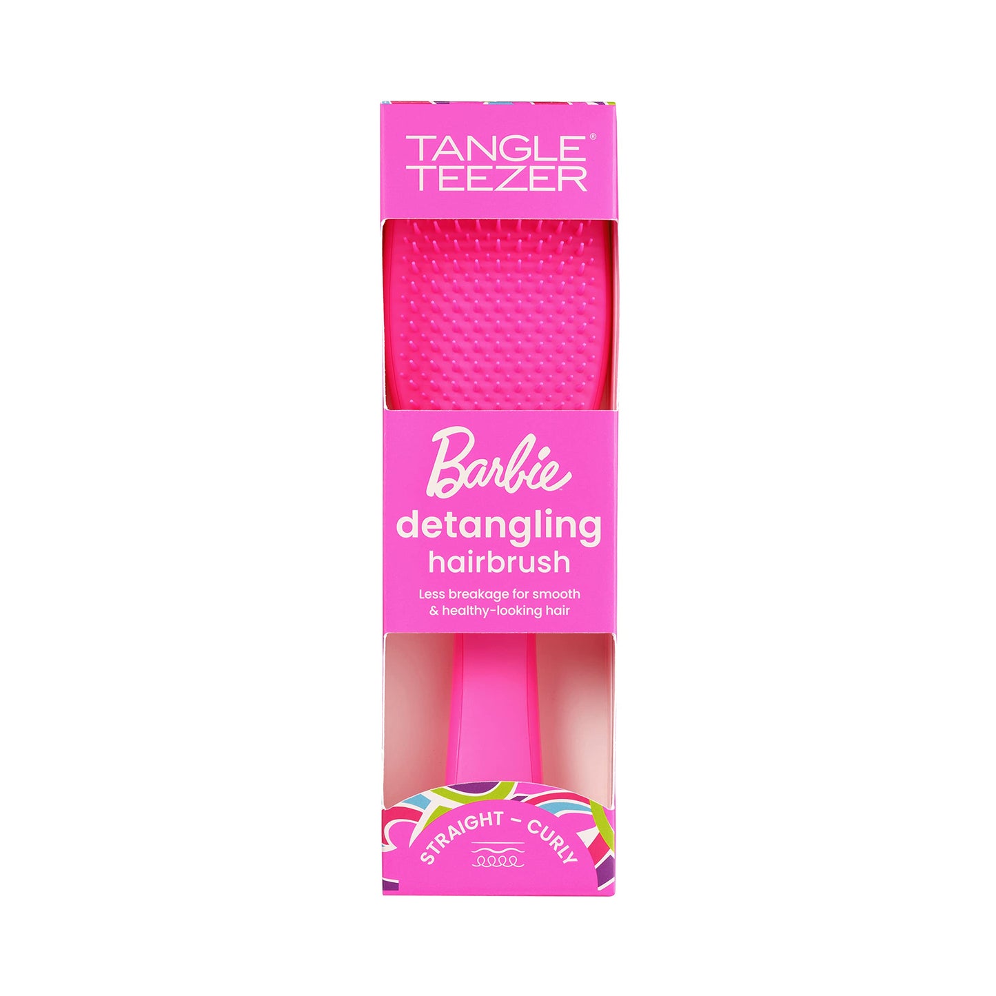 Barbie�?x Tangle Teezer | The Ultimate Detangler Hairbrush for Wet & Dry Hair | Eliminates Knots & Reduces Breakage | Totally Pink
