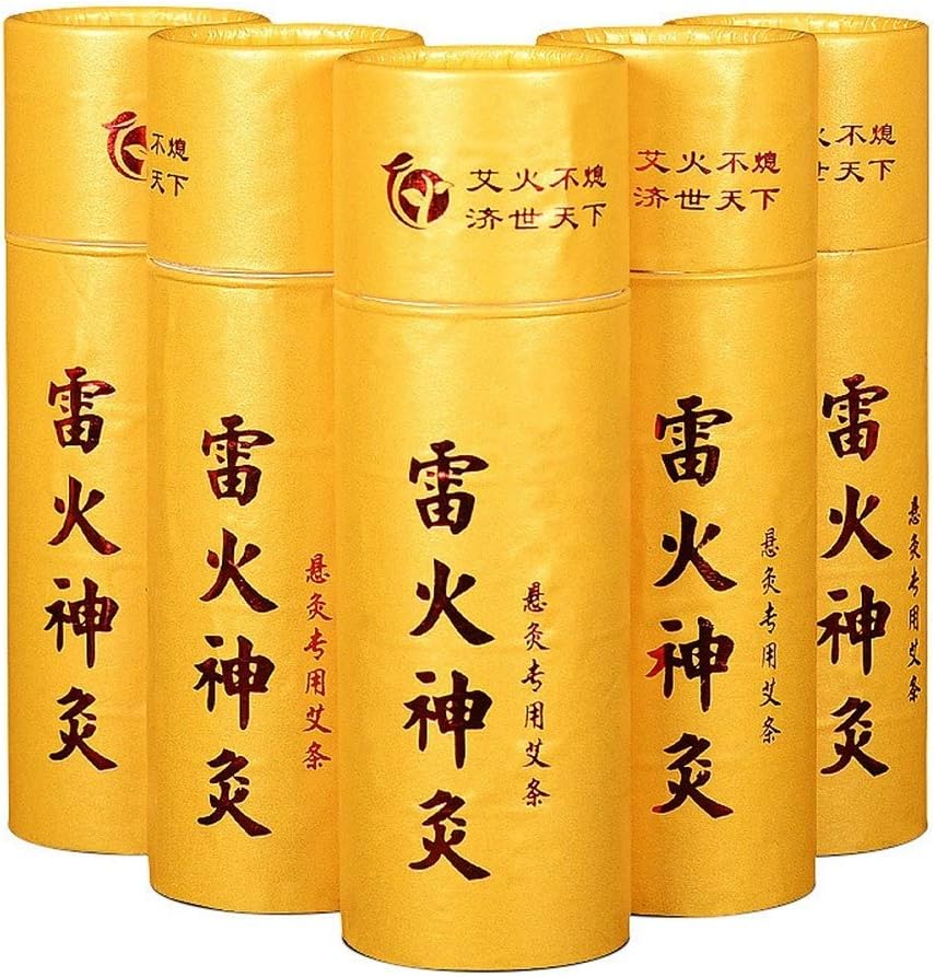 Moxibustion Sticks 45 * 150mm Chinese Thunder Fire Acupuntura Therapy Thickened Moxa Big Roller Heating Burner