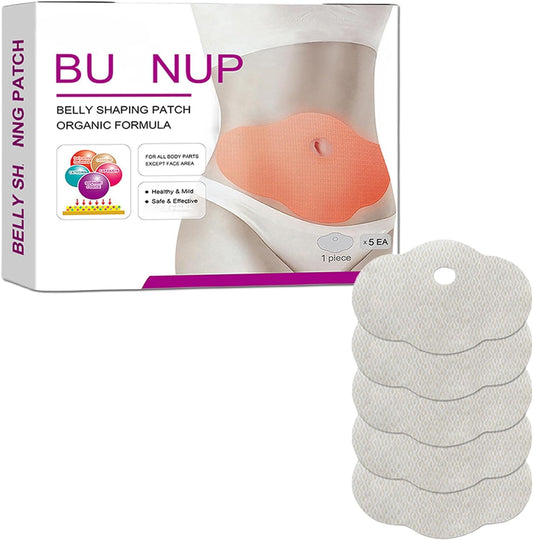 5Pcs Belly Patch,Breathable Patches, Navel Sticker, Sweatproof Patches, Waterproof Stickers for Women Girls, Natural Belly Sticker for Women and Men, Abdomen Belly Pads(5Pcs)