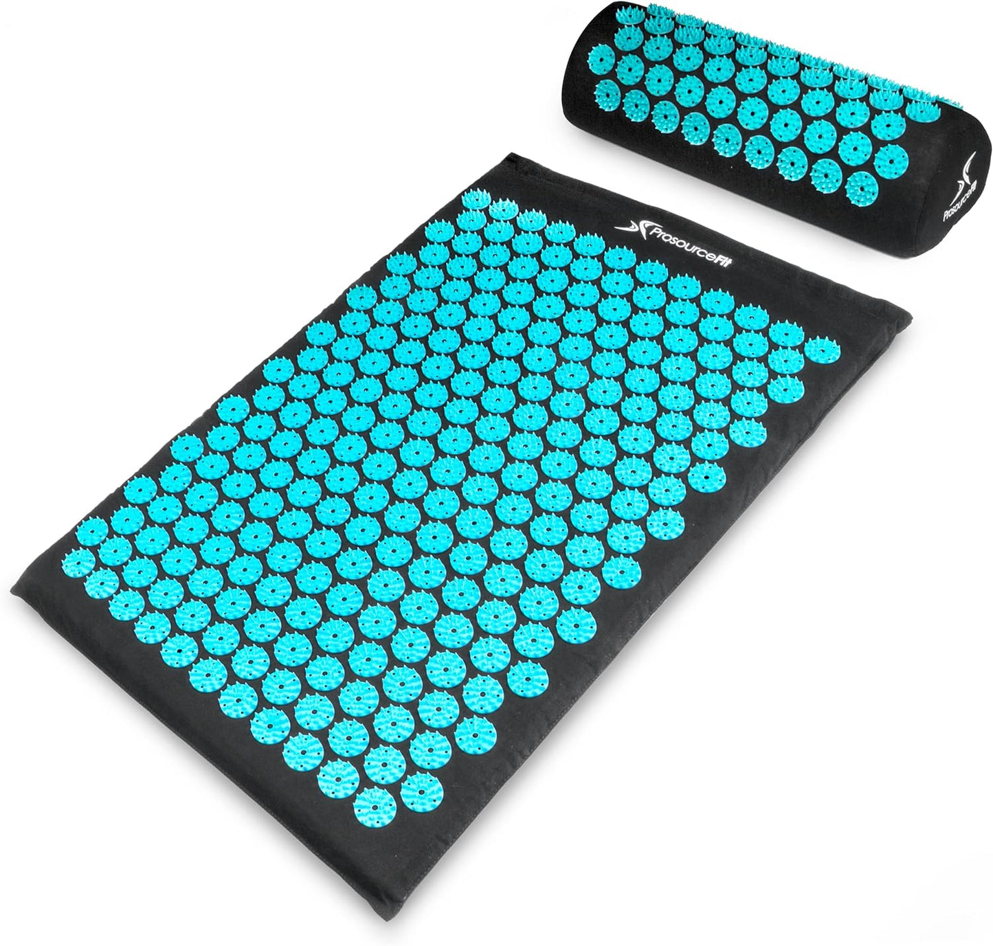 ProsourceFit Acupressure Mat and Pillow Set for Back/Neck Pain Relief and Muscle Relaxation