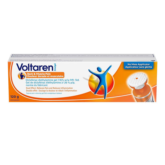 Voltaren Emulgel Back & Muscle Pain Gel with a No Mess Applicator 120g