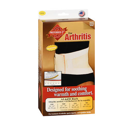 Scott Specialties, Scott Specialties Back Support Arthritc Theramadry Large, LARGE 1 each