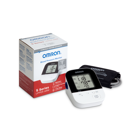 Omron 5 Series Wireless Upper Arm Blood Pressure Monitor - 60 Readings