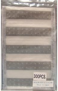 Sakamura Silver Tonifying Magrain Ion Pellets Ear Seeds Acupuncture Point Massage Stickers Patches 300PCS