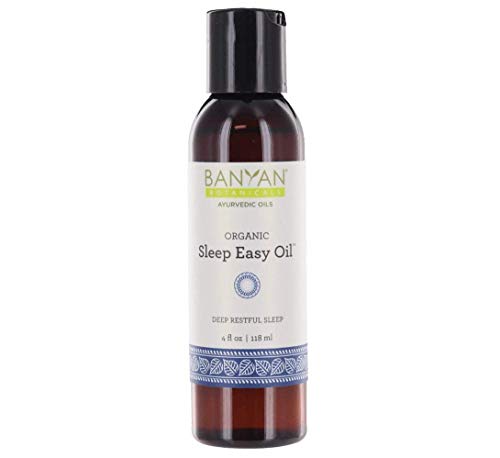 Banyan Botanicals Sleep Easy Oil �?Organic Ayurvedic Herbal Oil �?with Coconut Oil & Ashwagandha �?Grounding and Calming �?4oz. �?Non GMO Sustainably Sourced Vegan