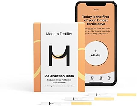 Modern Fertility Ovulation Kit | Reliable at-Home Test Helps You Identify Fertile Days, Predict Ovulation, and Get in Sync with Your Cycle, FSA HSA Approved | 20 Test Strips