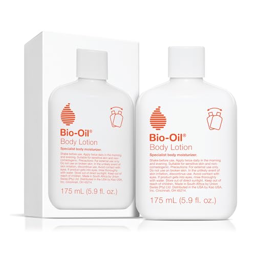 Bio-Oil Moisturizing Body Lotion for Dry Skin, Ultra-Lightweight High-Oil Hydration, with Jojoba, Rosehip, Shea Oil, and Hyaluronic Acid, 5.9 oz