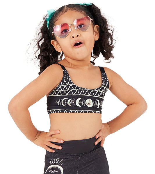 Onzie Girl's Graphic Elastic Yoga Sports Bra