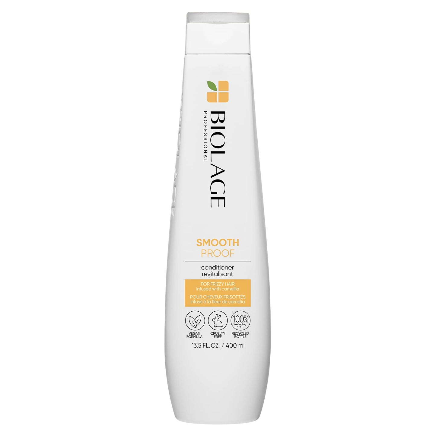 Biolage Smooth Proof Conditioner | Provides Humidity Control & Anti-Frizz Smoothness | For Frizzy Hair | Paraben & Silicone-Free | Veganâ€�?| 13.5 Fl. Oz