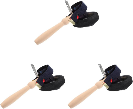 Healifty 3 Sets Moxibustion Stand Wellness Gifts Health Gifts Moxa Stick Holder Handheld Moxibustion Tool Roller Massager Handheld Massager Chinese Medicine Moxa Cup Massager Adjustable