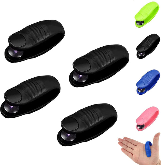 Pureliefs Weight Loss Clip, Migraine Relief Clip, 4pcs ACU+ Sugar Control LI4 Acupressure Point Clip (Black)