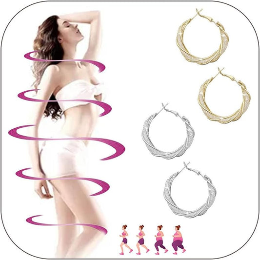 Lymphatic Earrings for Women on Prime Lymphatic Activity Hoop Earrings Magnetotherapy Germanium Earrings Acupuncture Therapy Drainage Earrings Fashion Jewelry Gifts For Women Girls