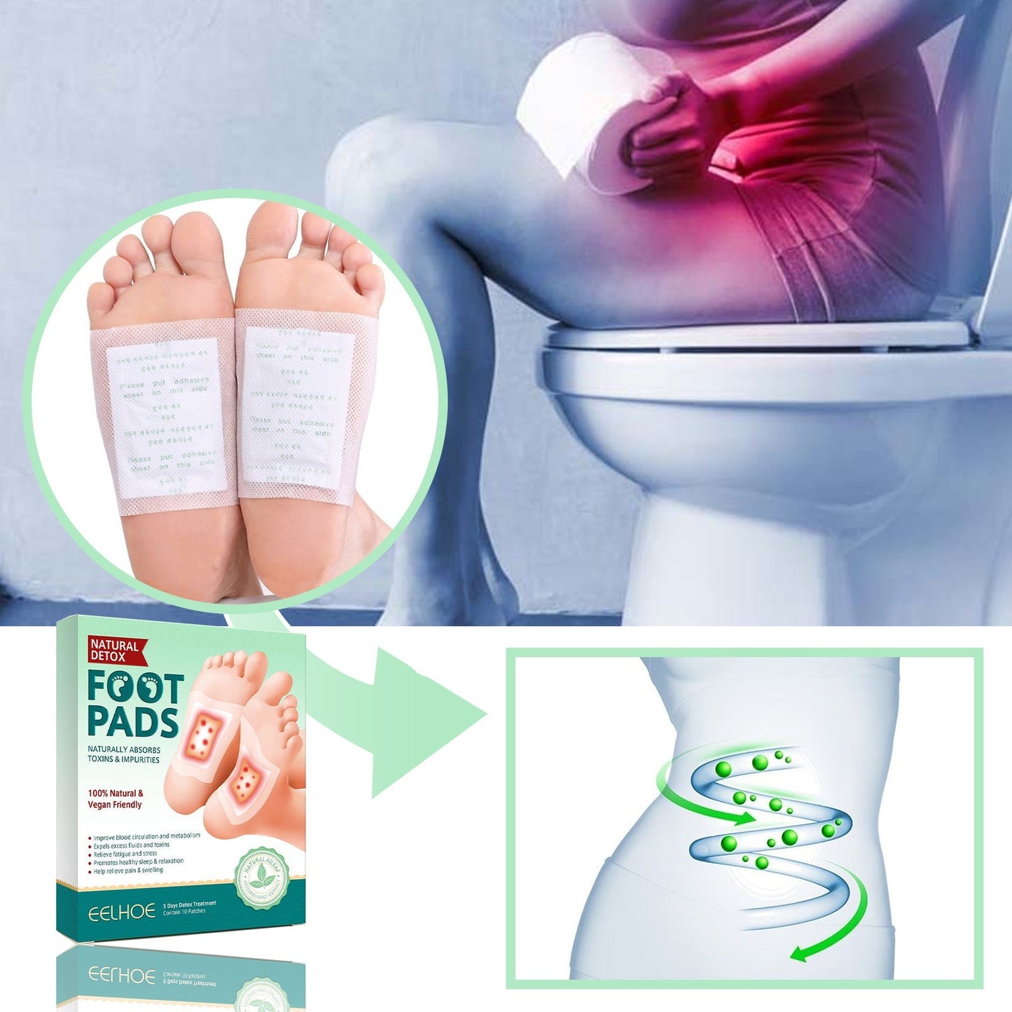 Detoxing Ginger Foot Pads