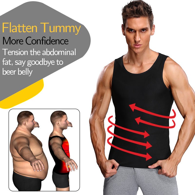 Gynecomastia Compress Tank Top