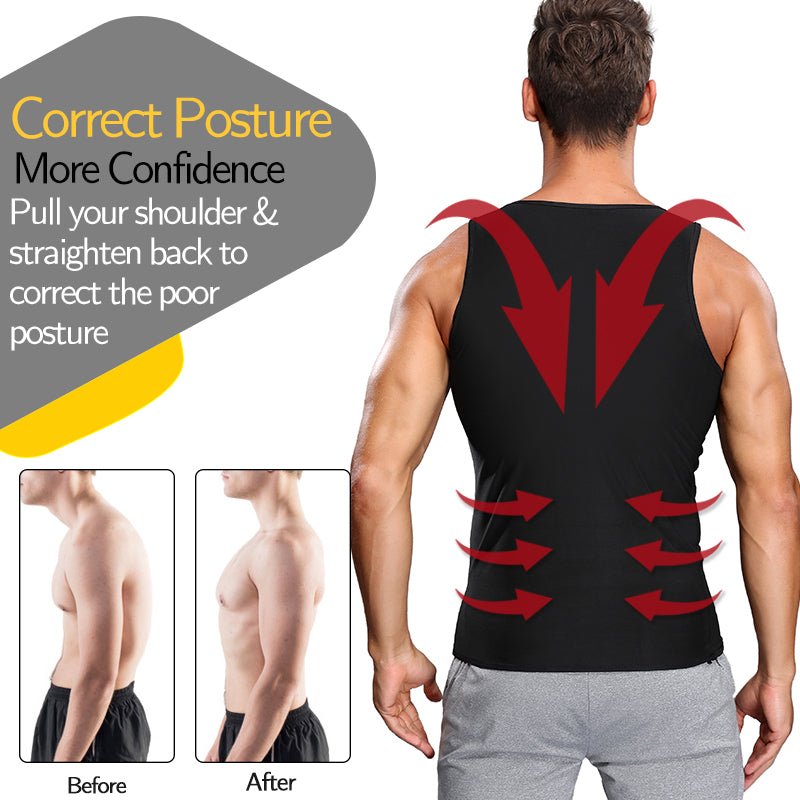 Gynecomastia Compress Tank Top