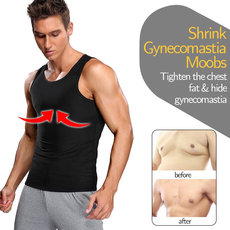 Gynecomastia Compress Tank Top