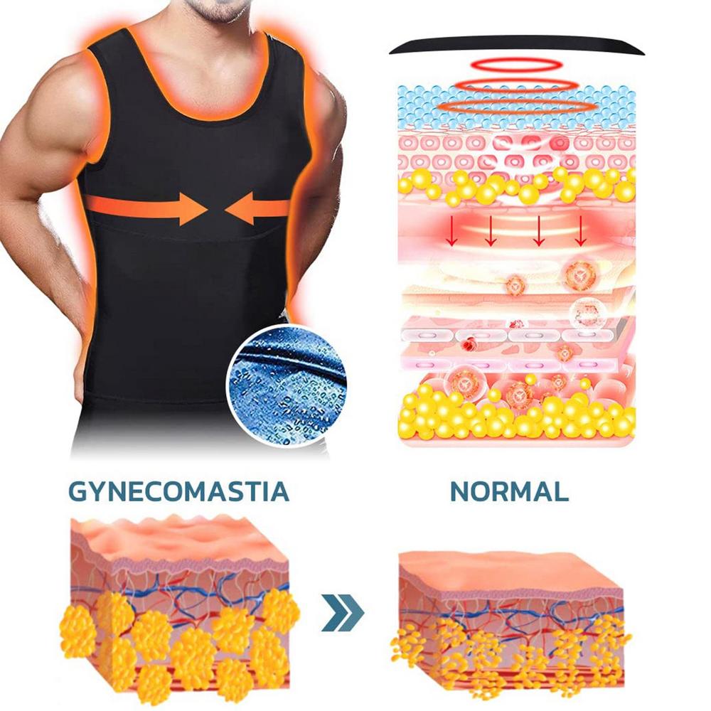 Gynecomastia Compress Tank Top