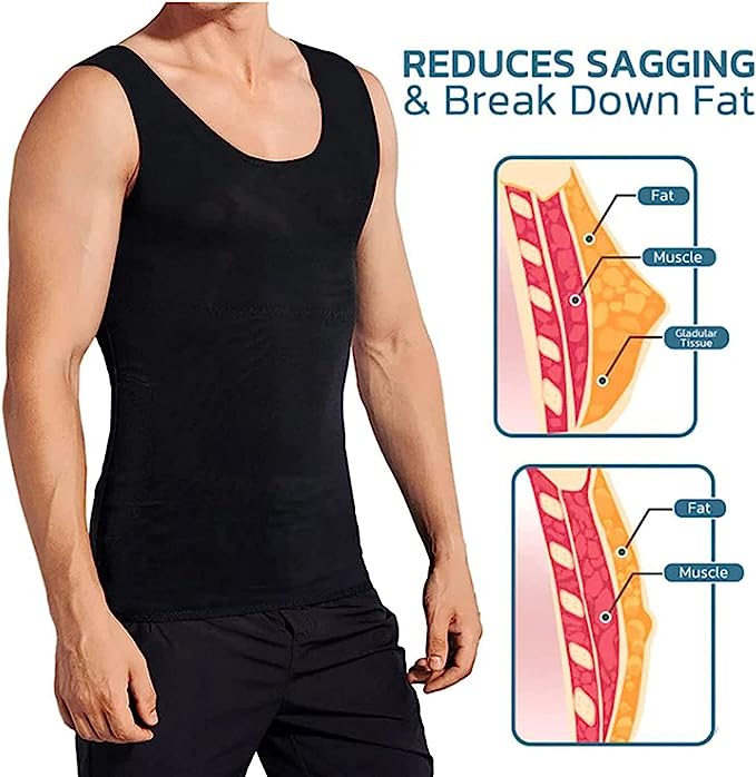 Gynecomastia Compress Tank Top