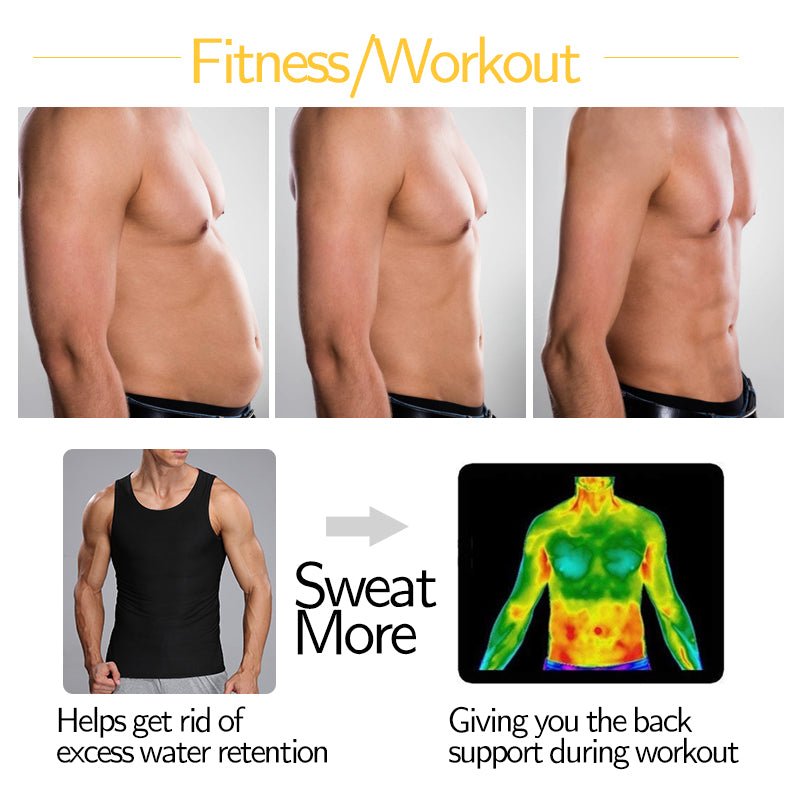 Gynecomastia Compress Tank Top