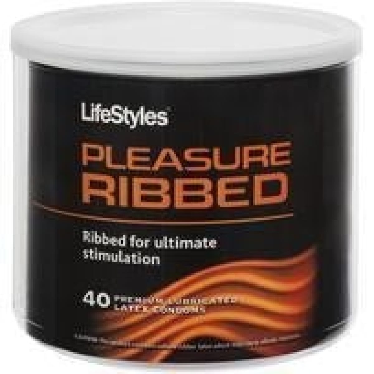 Lifestyles Pleasure Ribbed 40pc Bowl Intimates Adult Boutique