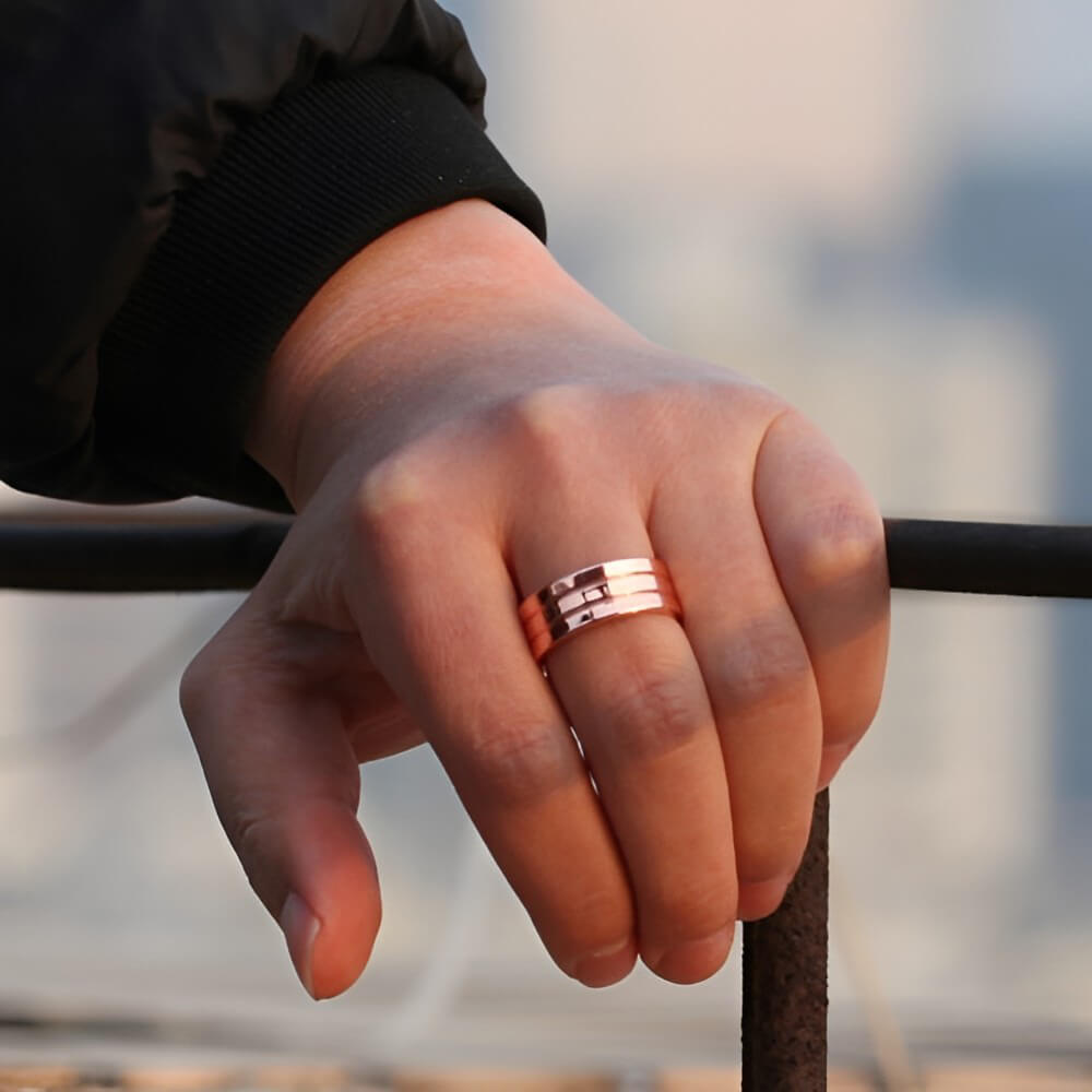 Lymphatic Drainage Therapeutic Magnetic Ring. Shop Acupuncture on Mounteen. Worldwide shipping available.