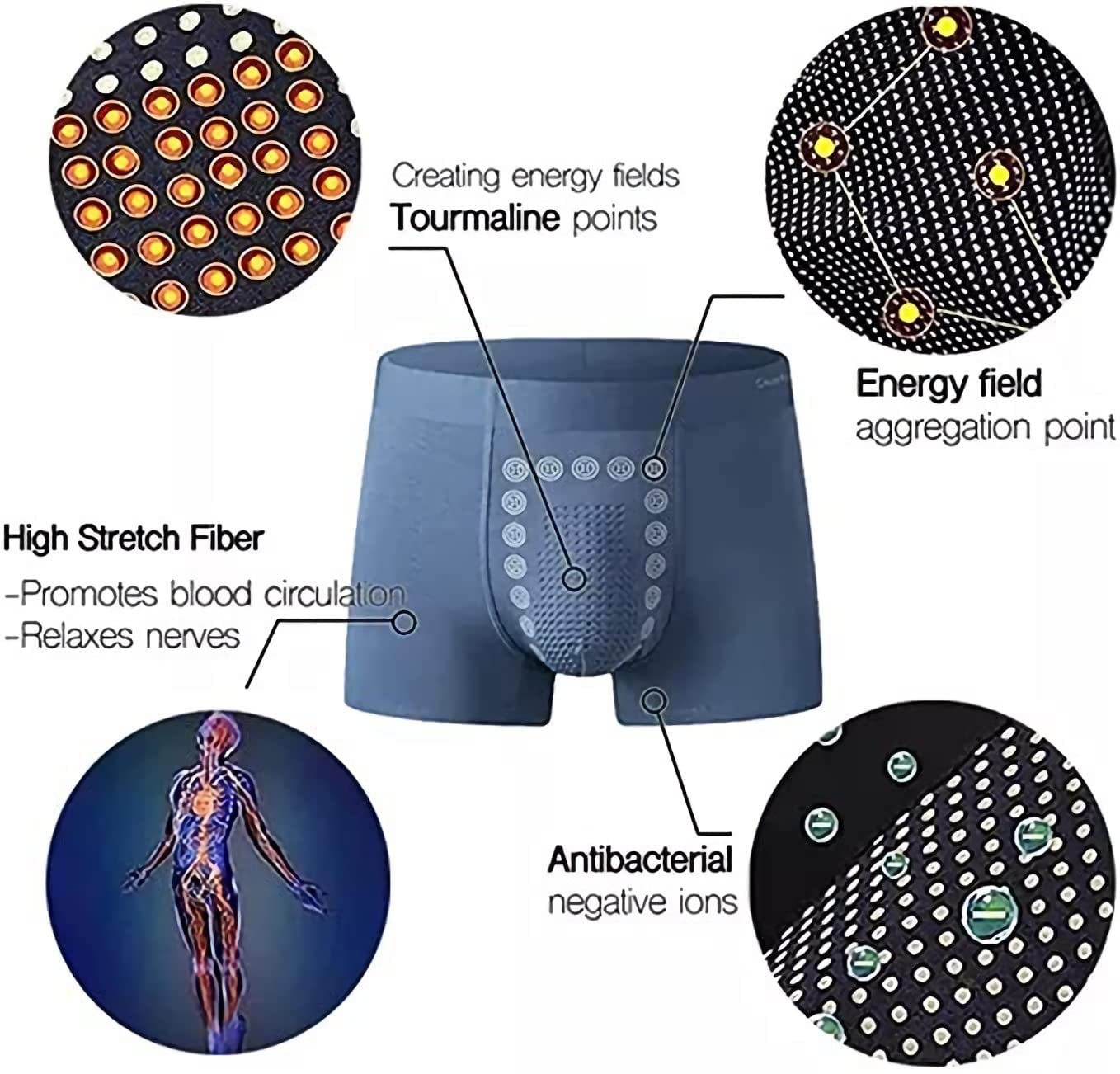 Male Sexy Ice Silk Breathable Boxer Shorts